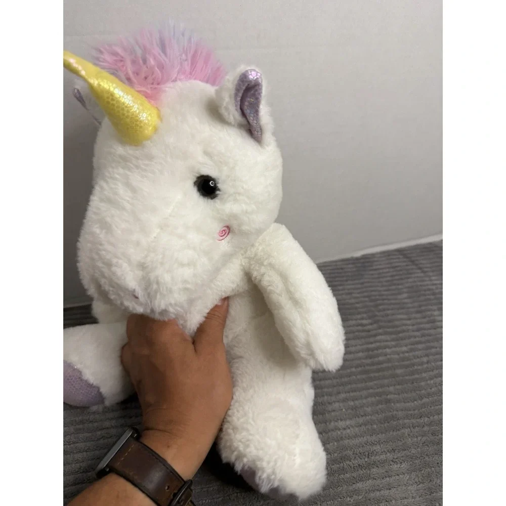 White Unicorn Plush Cute